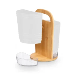 Portautensilios doble blanco