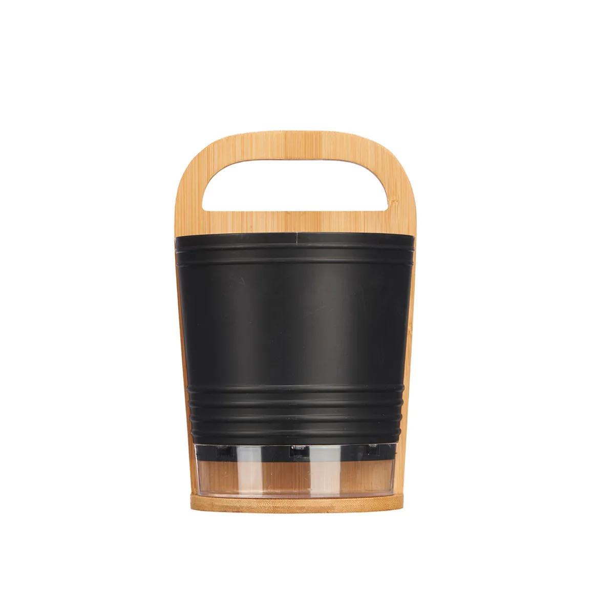 Portautensilios doble Negro