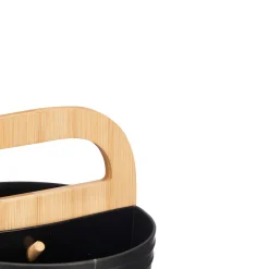 Portautensilios doble Negro