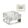 Portavelas De Vidrio 6x6x3Cm