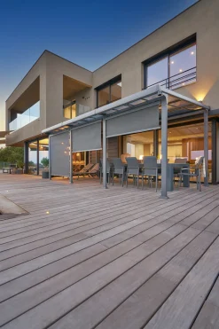 Pérgola ENOLIE graphite de aluminio 3,5x4m