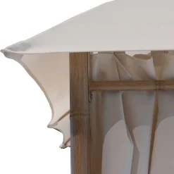 Pérgola Sawara Efecto Crudo 3x3M