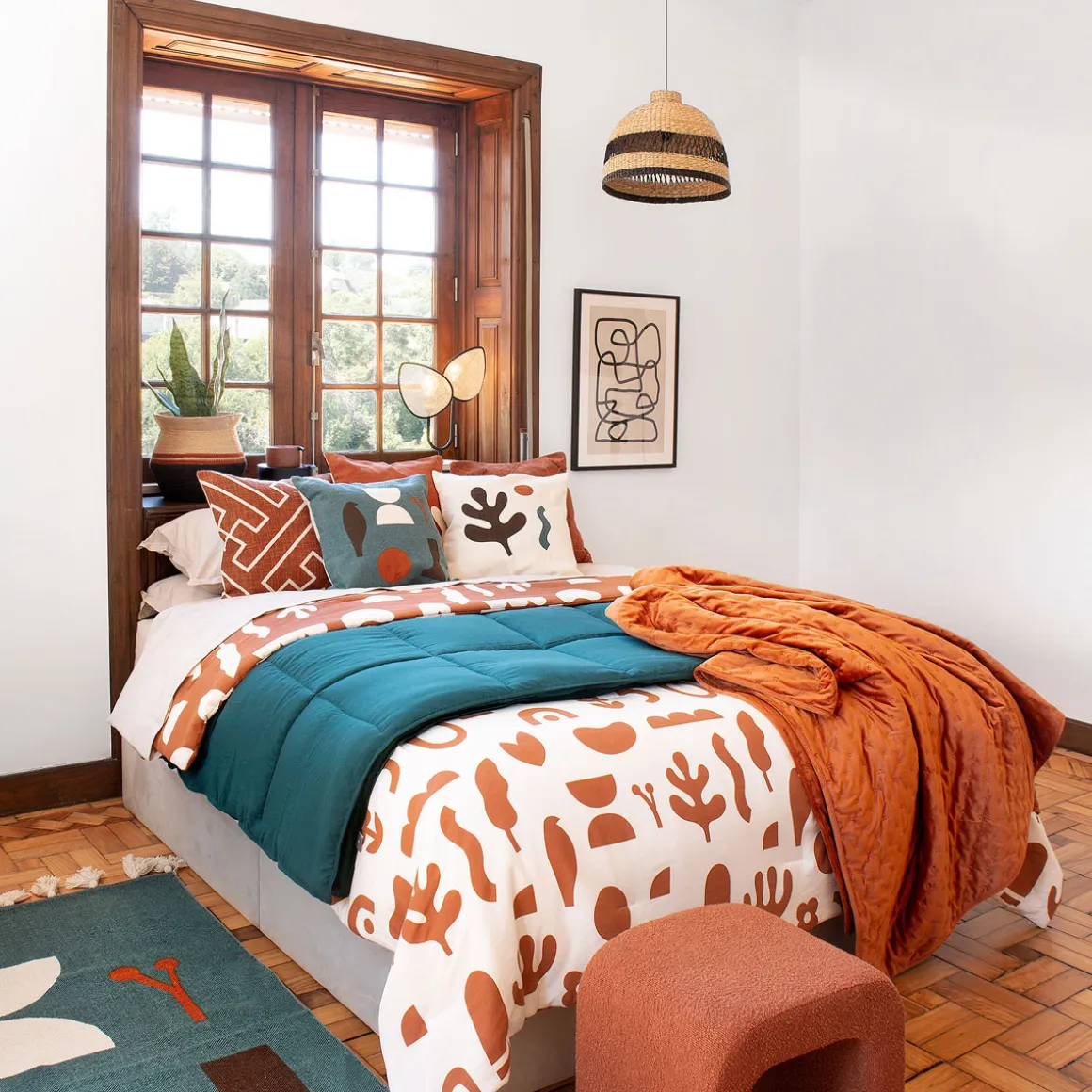 Puf Bouclee Ámbar 41x35.5x43Cm