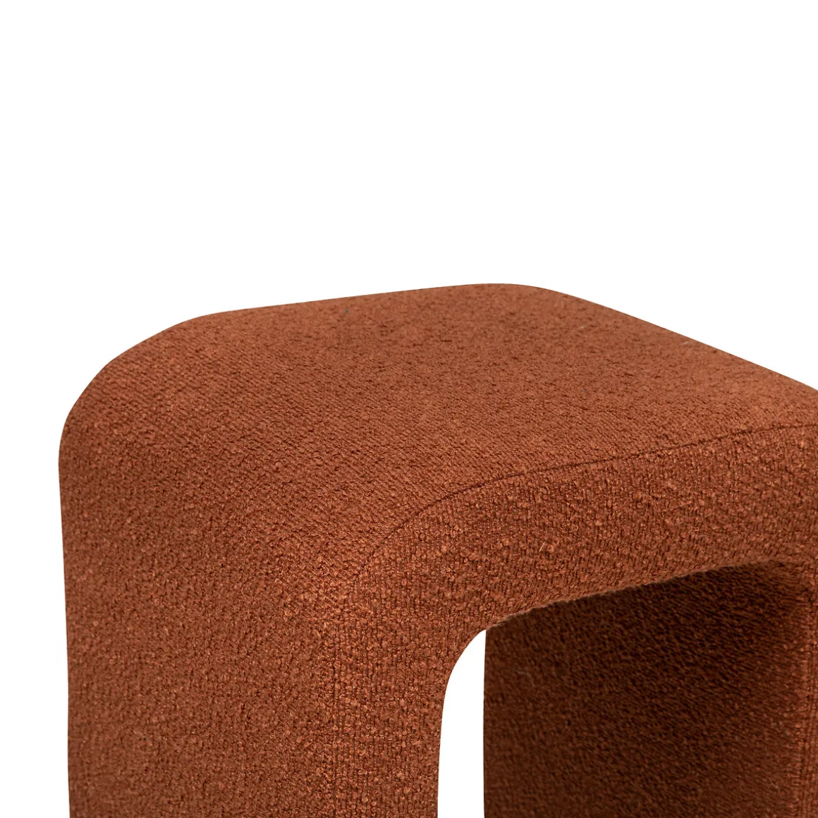 Puf Bouclee Ámbar 41x35.5x43Cm