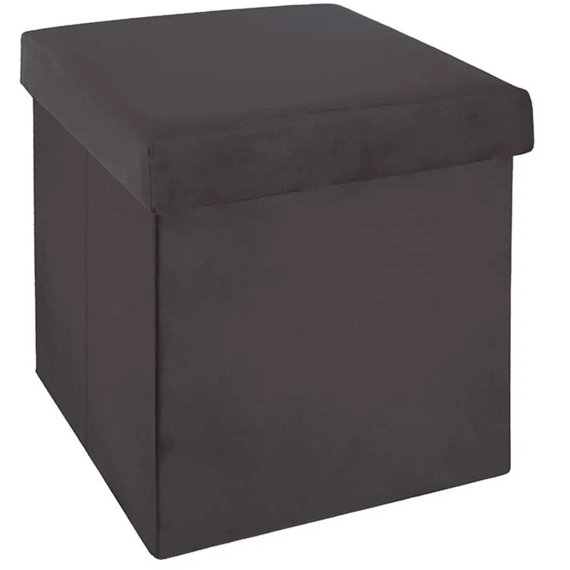 Puf C/Almacenaje Gris 38x38x38Cm