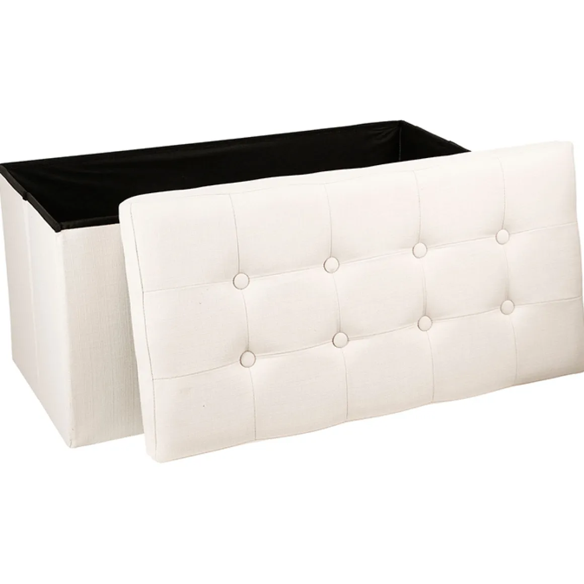 Puf Doble Con Almacenaje 76x38x38Cm