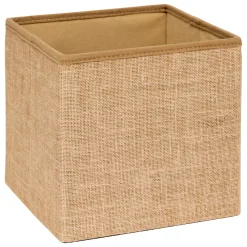 Puf MIXMODUL efecto yute de mdf 31x31cm