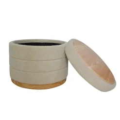 Puf/mesa BATH beige 44x56cm