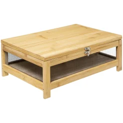 Quesera Con Tabla De Bambú