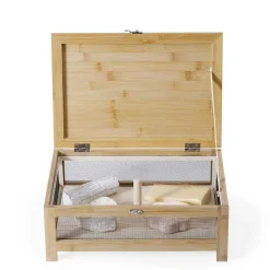 Quesera Con Tabla De Bambú