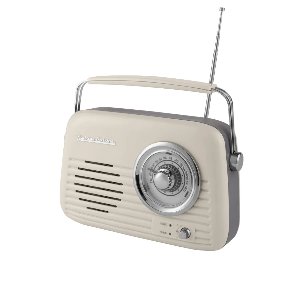 Radio VINTAGE CUISINE beige con bluetooth