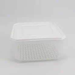 Recipiente Cuad. C/Red Blanco