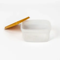 Recipiente Rectangular Amarillo 1.7L