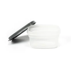 Recipiente Rectangular Gris 0.5L