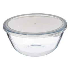 Recipiente Redondo Vidrio Con Tapa 2.7L