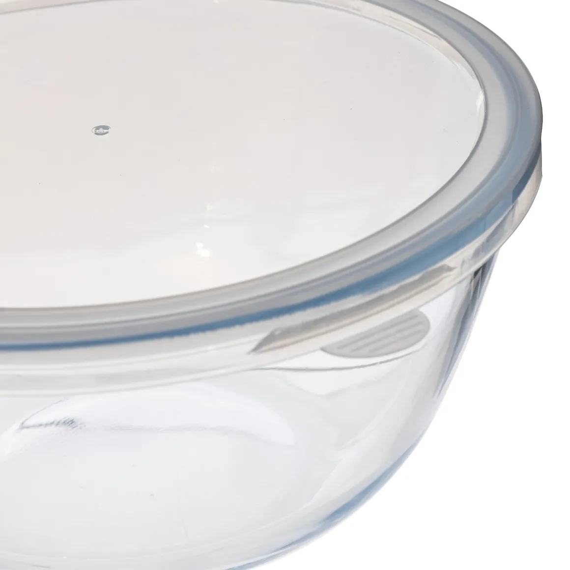 Recipiente Redondo Vidrio Con Tapa 2.7L