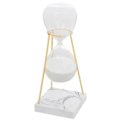 Reloj de arena de cristal decorativo OLEN 21cm