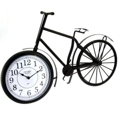 Reloj De Mesa Bicicleta De Metal 32x52Cm