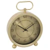 Reloj De Mesa De Metal Dorado Irina