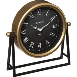 Reloj De Mesa Metal Luca 27x5.2x26.5Cm