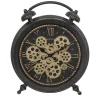 Reloj de mesa negro MECA