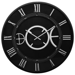 Reloj De Pared Kerian Negro 57cm