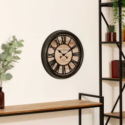 Reloj De Pared Marrón 50Cm