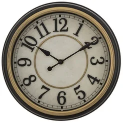 Reloj De Pared Nell Negro Plástico 29Cm