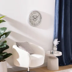 Reloj de pared RICKY plateado