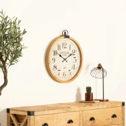 Reloj De Pared Yago Beige 57cm
