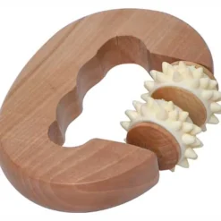 Rodillo De Masaje Con Mango De Madera