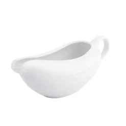 Salsera De Cerámica Blanca