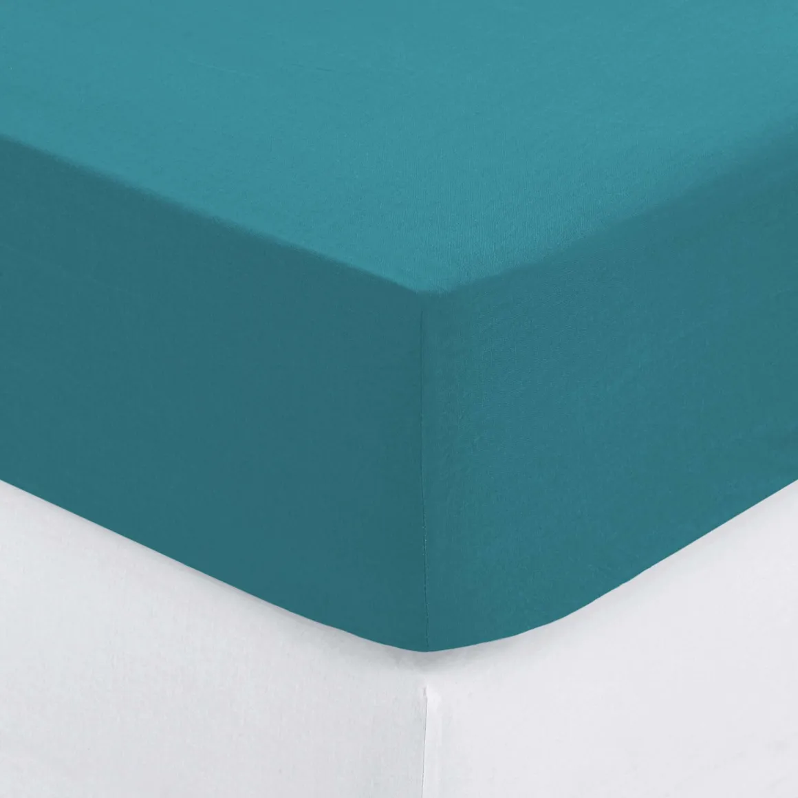 Sábana bajera ajustable azul 140x190cm