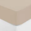Sábana bajera ajustable beige 160x200cm