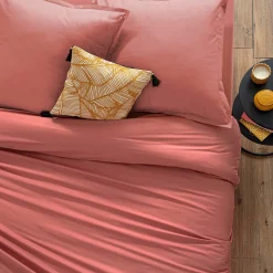 Sábana Bajera Ajustable Blush 160x200Cm