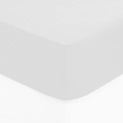 Sábana bajera ajustable blanca 140x190cm