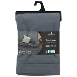 Sábana encimera azul grisaceo 240x290cm