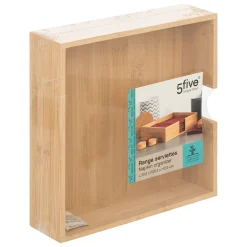 Servilletero de bambú