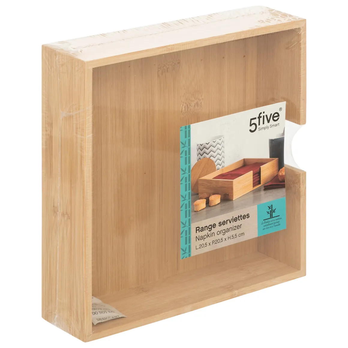 Servilletero de bambú