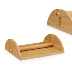 Servilletero De Bambú 18x21x6.8Cm