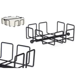 Servilletero Metálico 18.5x21x5.3Cm