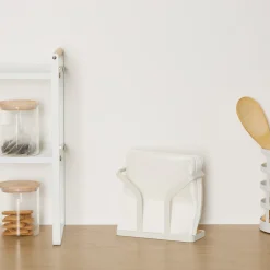 Servilletero para encimera blanco 13.5cm