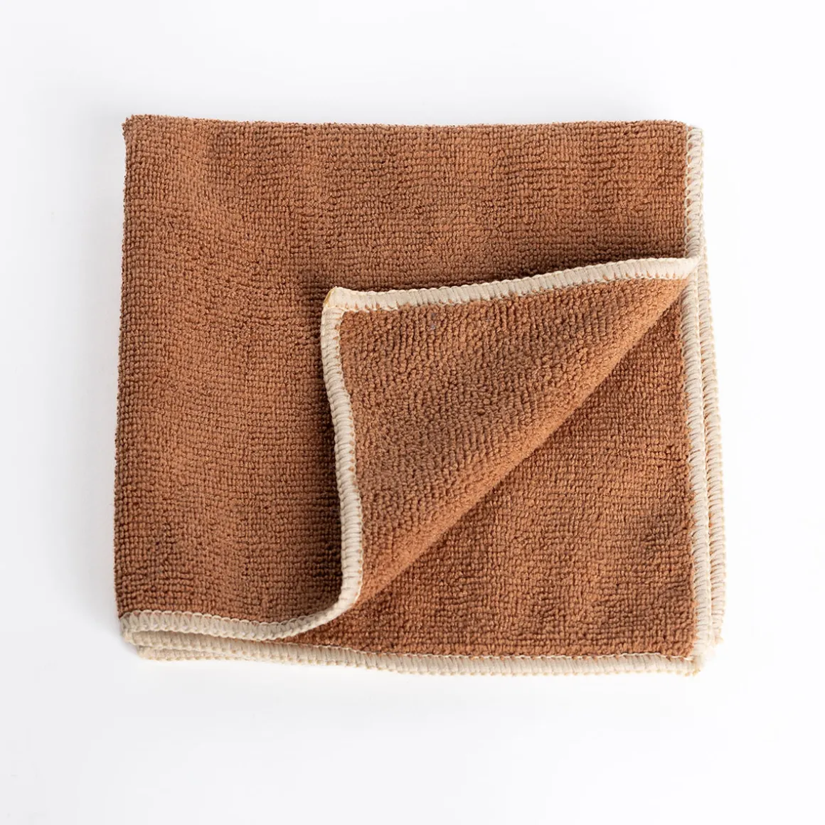 Set 3 bayas microfibra terracota 34x34cm