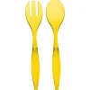 Set 2 Cubiertos P/Ensalada Amarillos