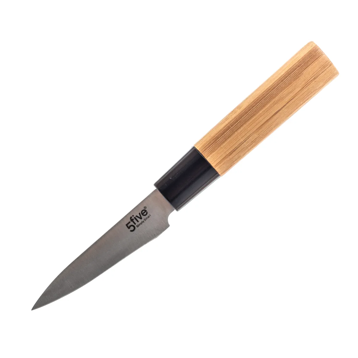 Set 5 Cuchillos Con Soporte De Bambú