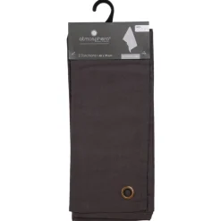 Set 2 Paños Cocina Color Gris Oscuro