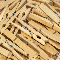 Set 36 Pinzas P/Ropa De Madera