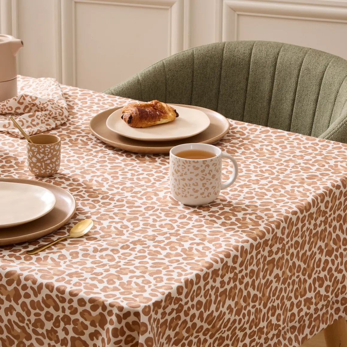 Set 4 tazas de café LEOPARDI de porcelana