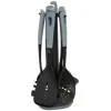 Set 5 Utensilios De Nailon Con Soporte