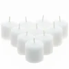 Set 10 Velas Blancas 3.8x3.8Cm